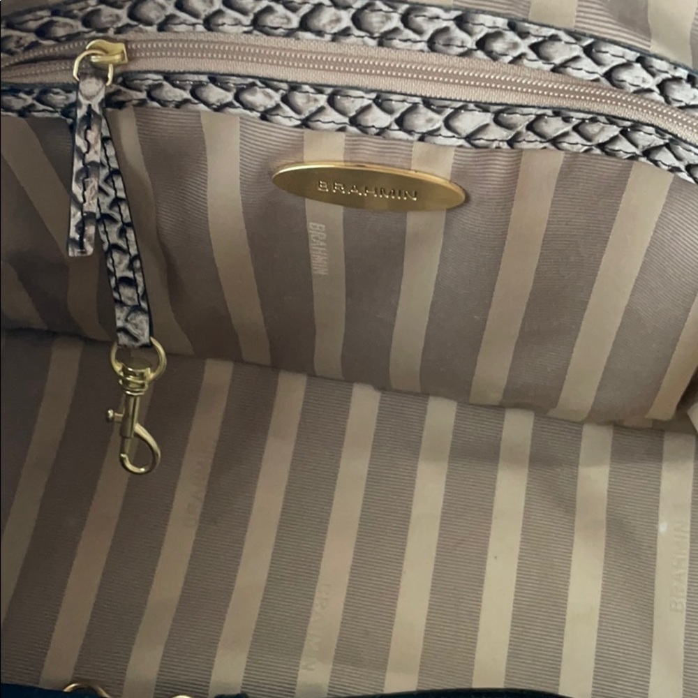 Brahmin Top-handle Python Handbag - Picture 5 of 7